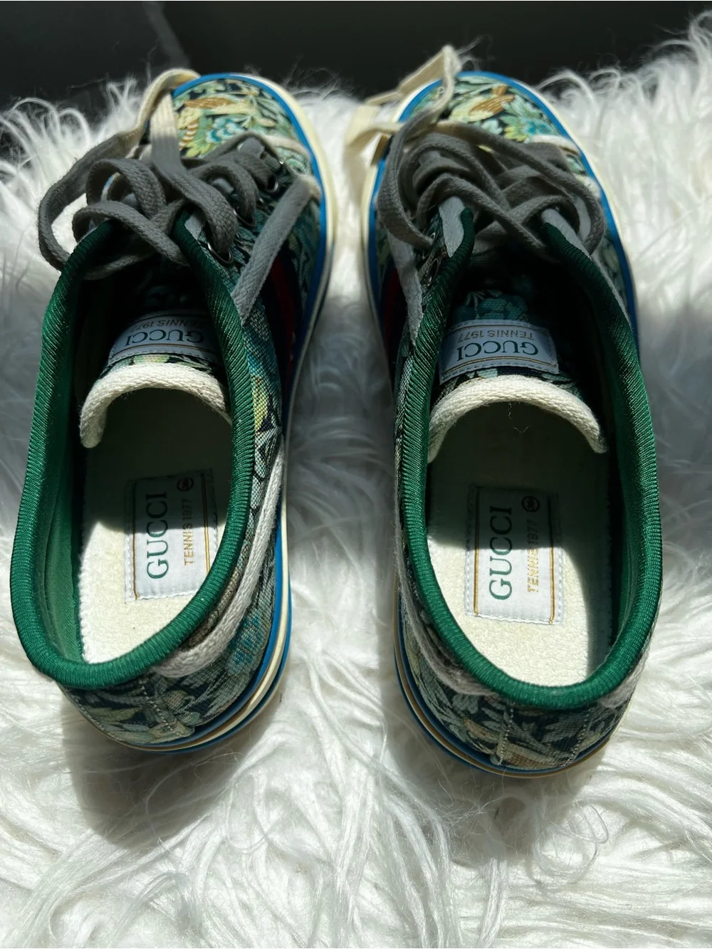 Gucci Floral 1977 Tennis Low Top Sneakers